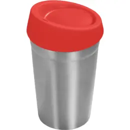Kooshty Go-Jo Stainless Steel & Plastic Double-Wall Tumbler Red